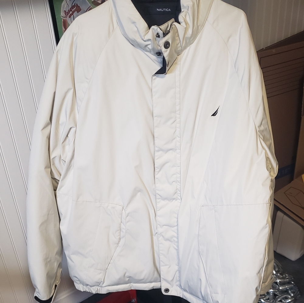 Nautica mens XL reversible winter jacket